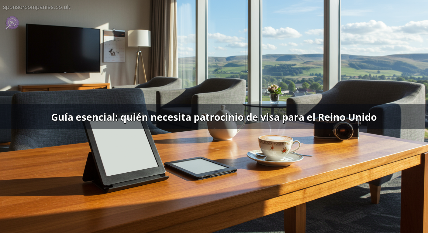 Guía esencial: quién necesita patrocinio de visa para el Reino Unido