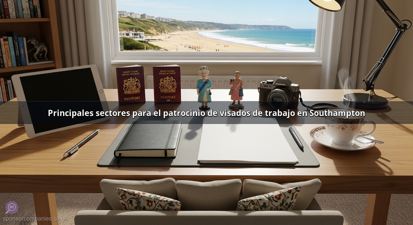 Principales sectores para el patrocinio de visados de trabajo en Southampton