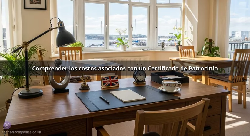 Comprender los costos asociados con un Certificado de Patrocinio
