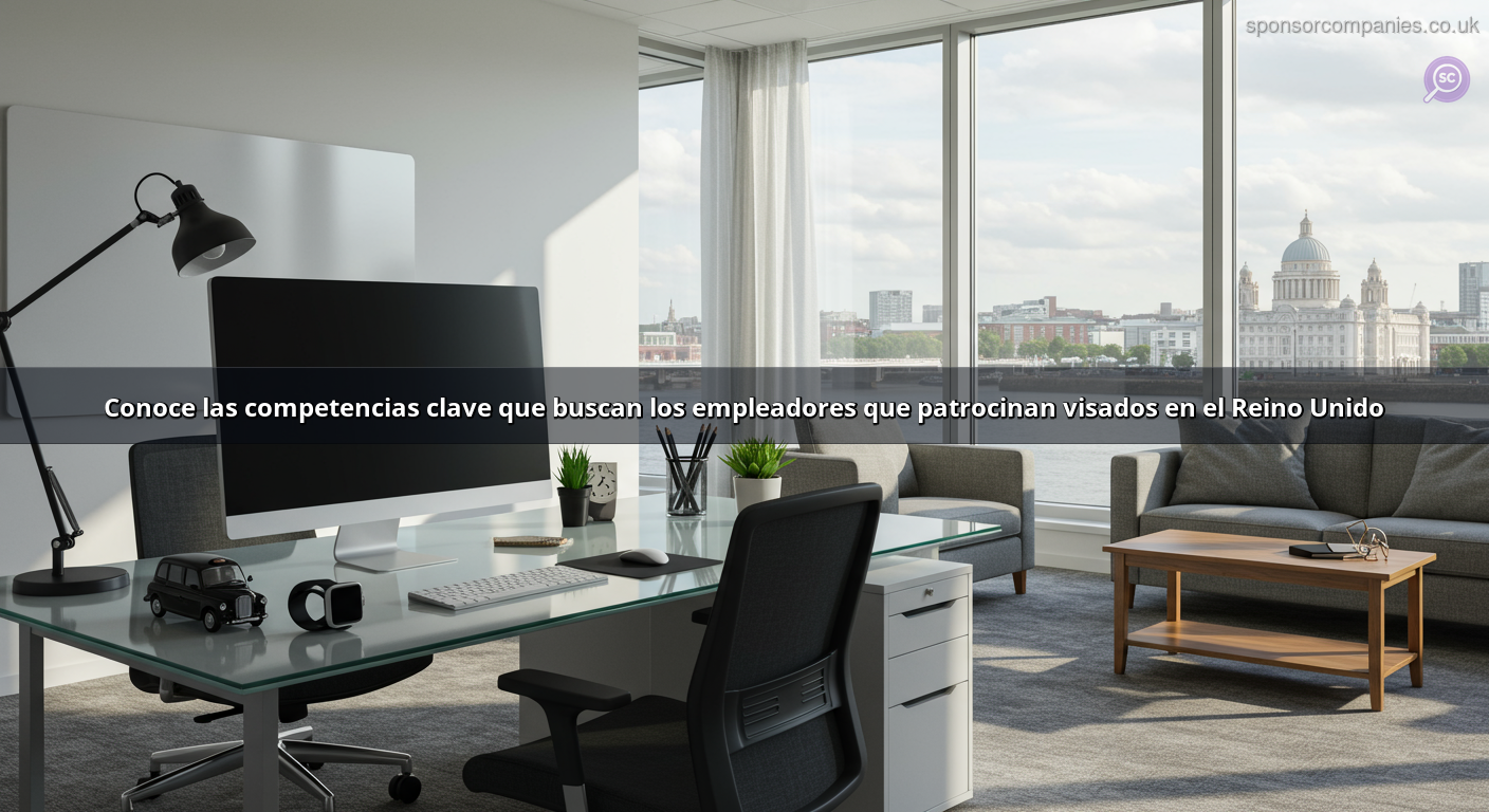 Conoce las competencias clave que buscan los empleadores que patrocinan visados en el Reino Unido