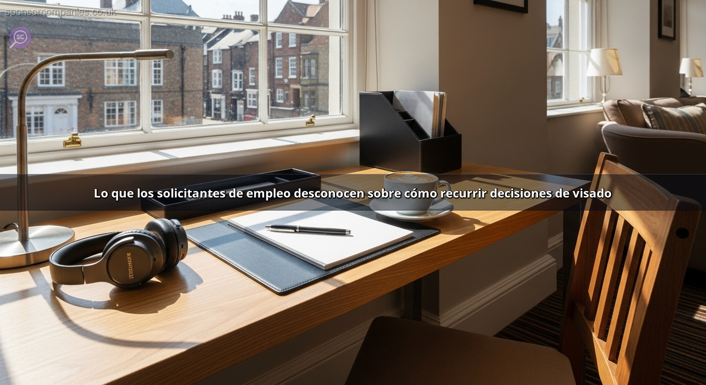 Lo que los solicitantes de empleo desconocen sobre cómo recurrir decisiones de visado