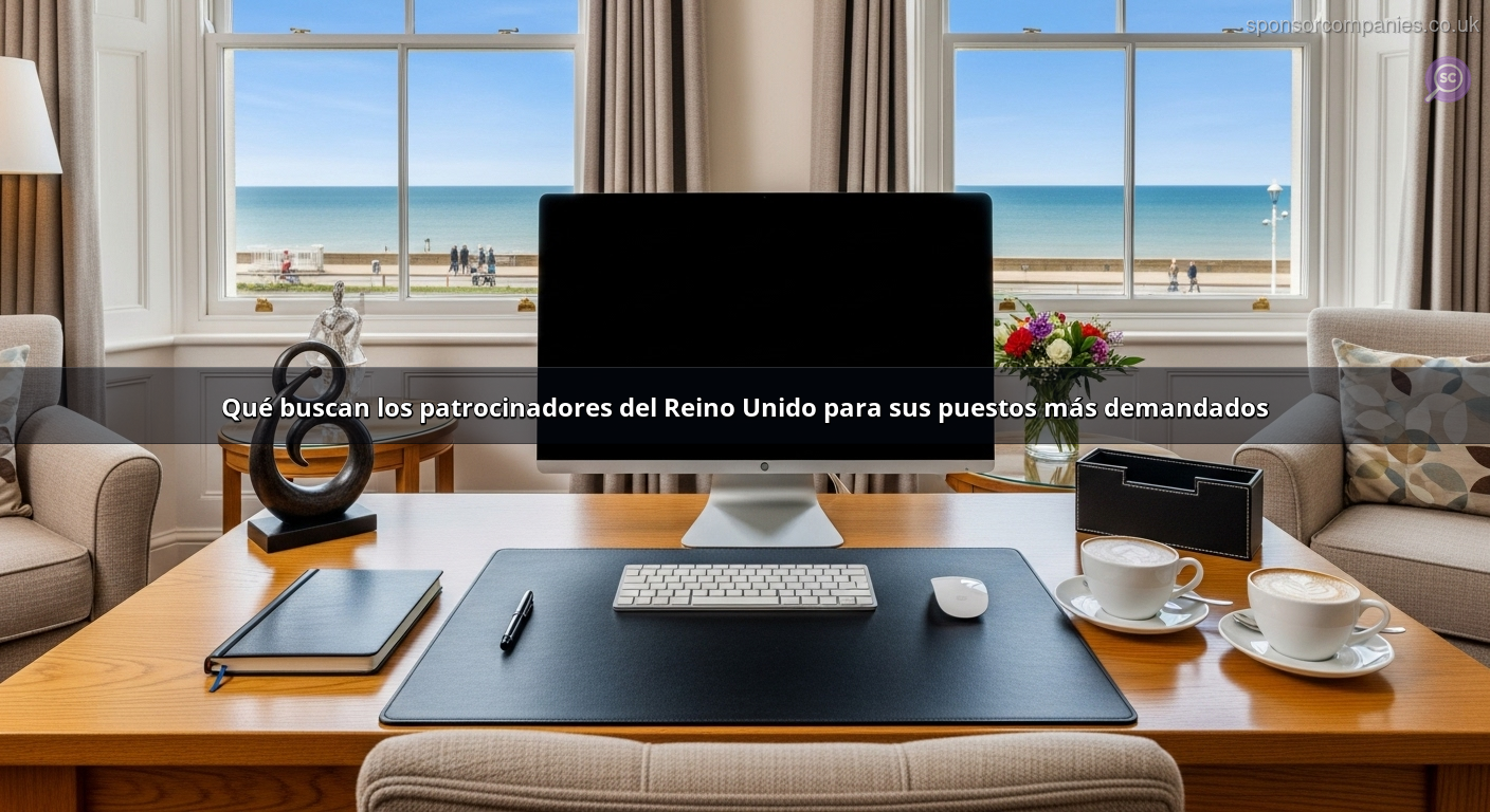 Qué buscan los patrocinadores del Reino Unido para sus puestos más demandados