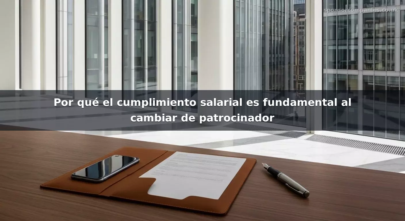 Por qué el cumplimiento salarial es fundamental al cambiar de patrocinador