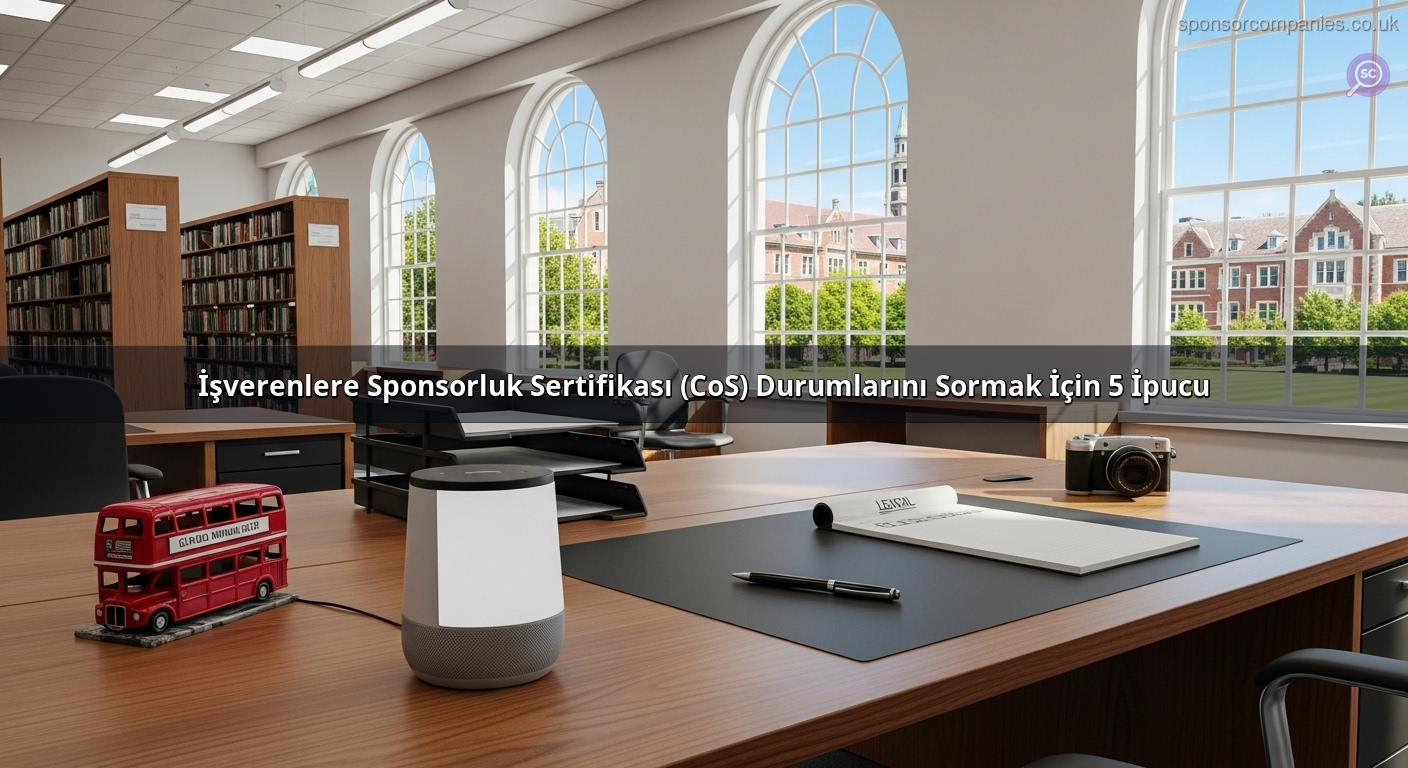 İşverenlere Sponsorluk Sertifikası (CoS) Durumlarını Sormak İçin 5 İpucu