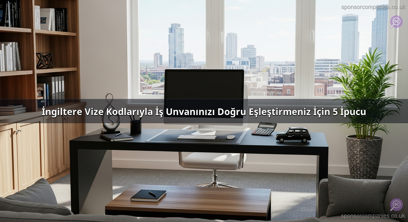 İngiltere Vize Kodlarıyla İş Unvanınızı Doğru Eşleştirmeniz İçin 5 İpucu