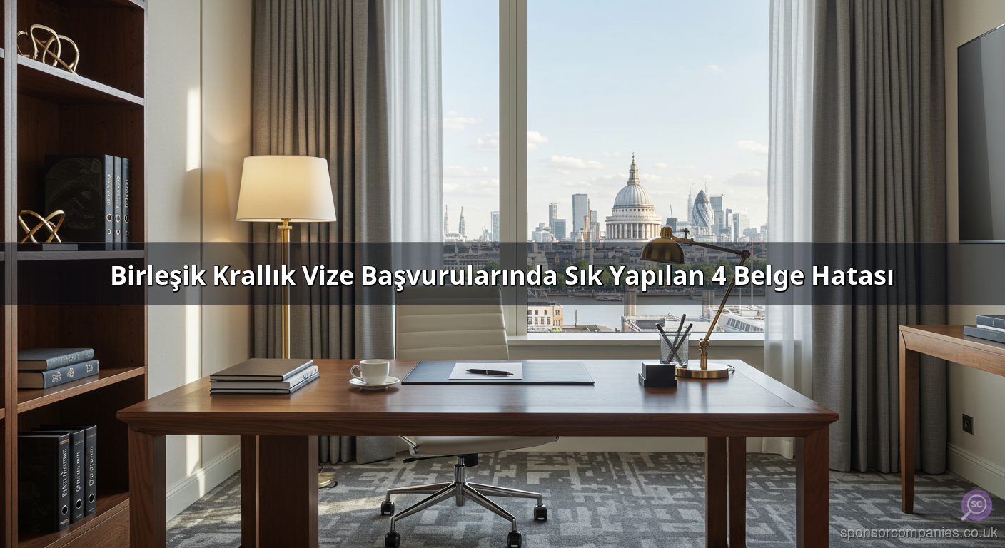 Birleşik Krallık Vize Başvurularında Sık Yapılan 4 Belge Hatası