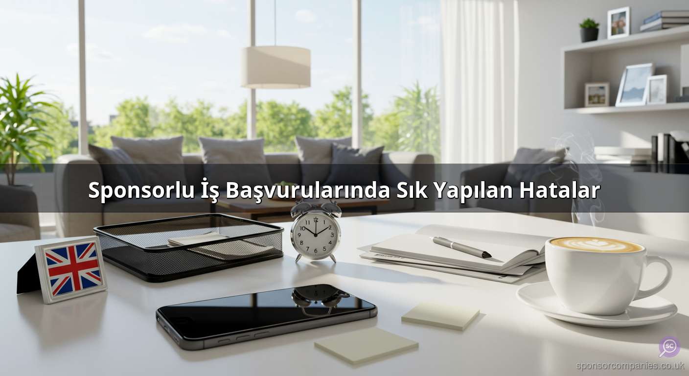 Sponsorlu İş Başvurularında Sık Yapılan Hatalar