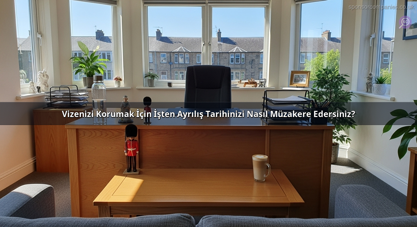 Vizenizi Korumak İçin İşten Ayrılış Tarihinizi Nasıl Müzakere Edersiniz?