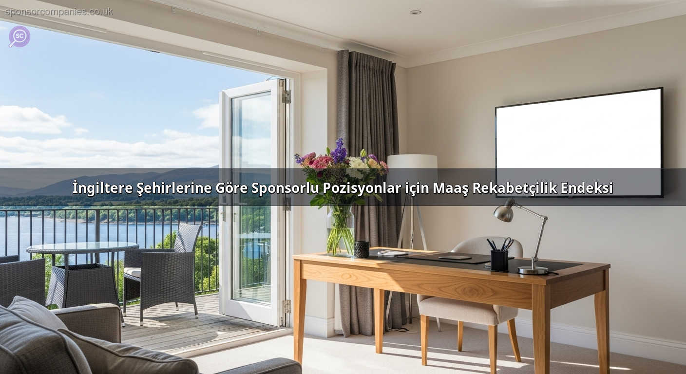 İngiltere Şehirlerine Göre Sponsorlu Pozisyonlar için Maaş Rekabetçilik Endeksi