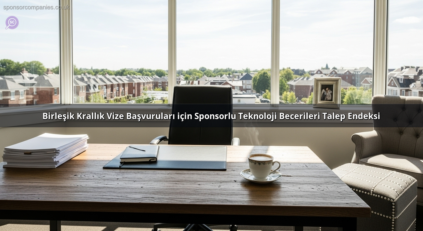 Birleşik Krallık Vize Başvuruları için Sponsorlu Teknoloji Becerileri Talep Endeksi