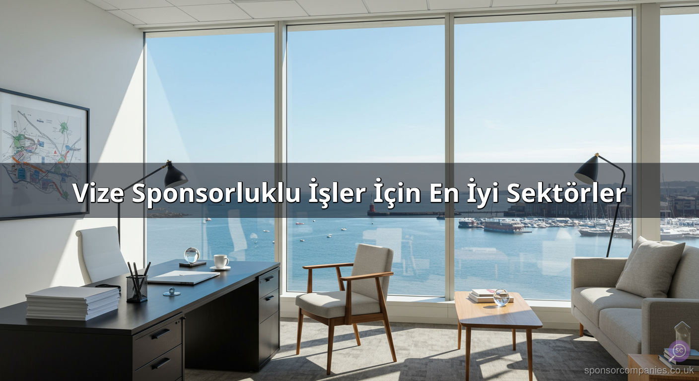 Vize Sponsorluklu İşler İçin En İyi Sektörler