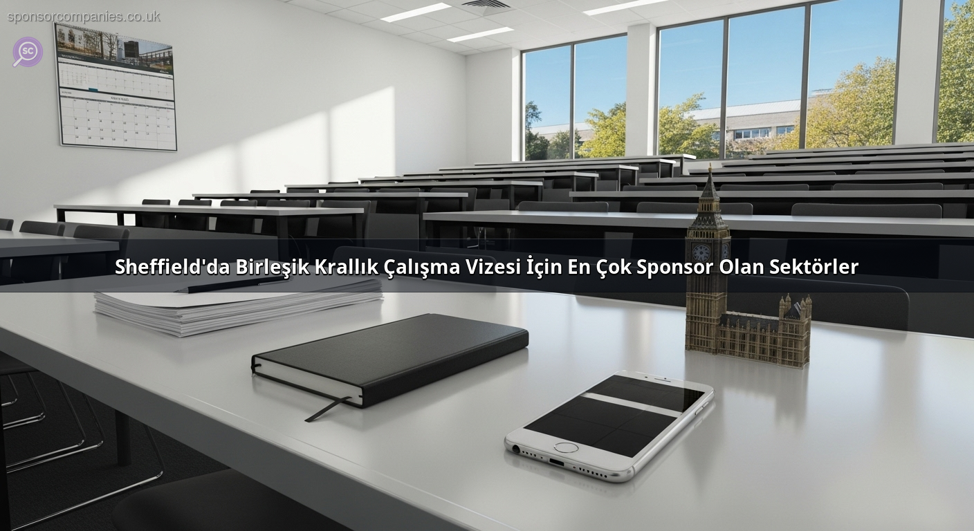 Sheffield'da Birleşik Krallık Çalışma Vizesi İçin En Çok Sponsor Olan Sektörler