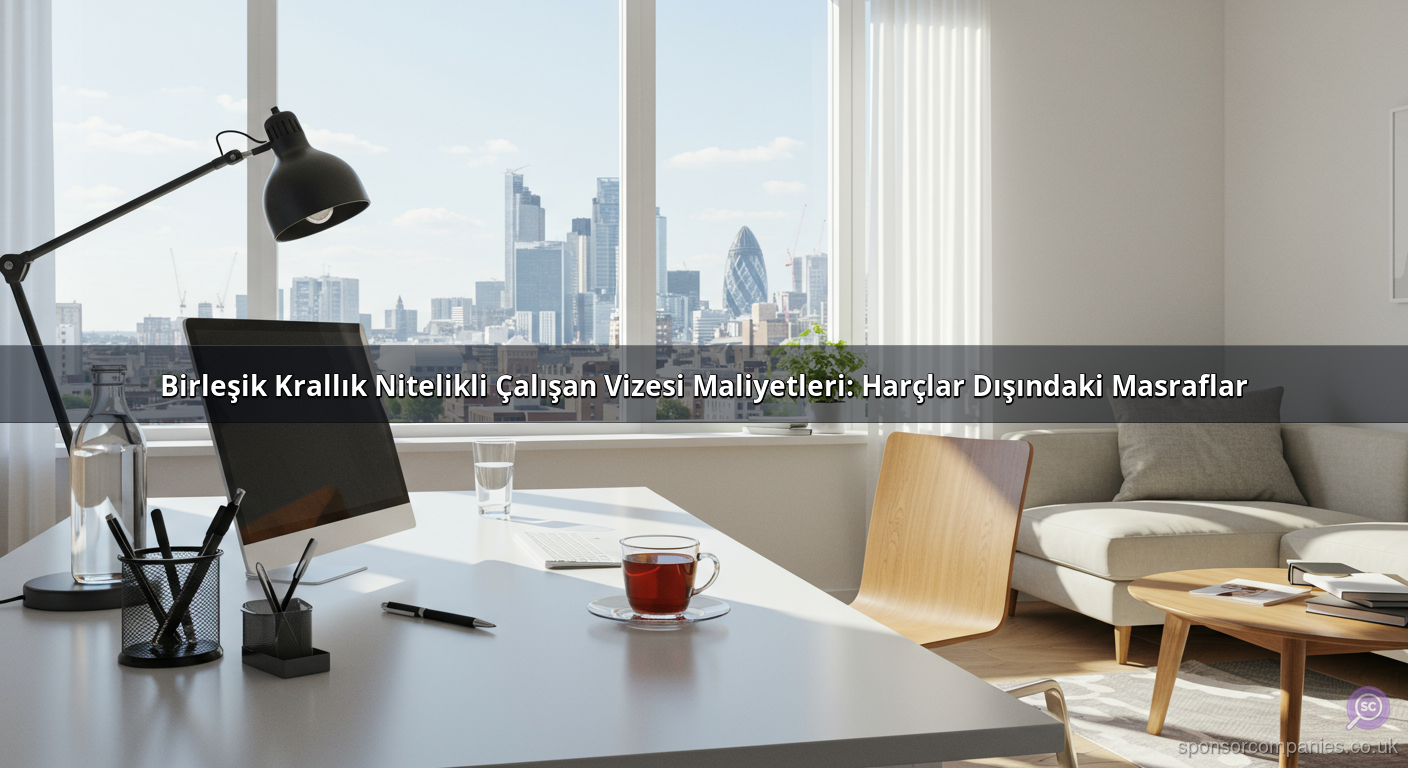 Birleşik Krallık Nitelikli Çalışan Vizesi Maliyetleri: Harçlar Dışındaki Masraflar