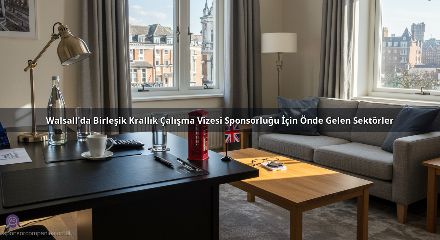 Walsall'da Birleşik Krallık Çalışma Vizesi Sponsorluğu İçin Önde Gelen Sektörler