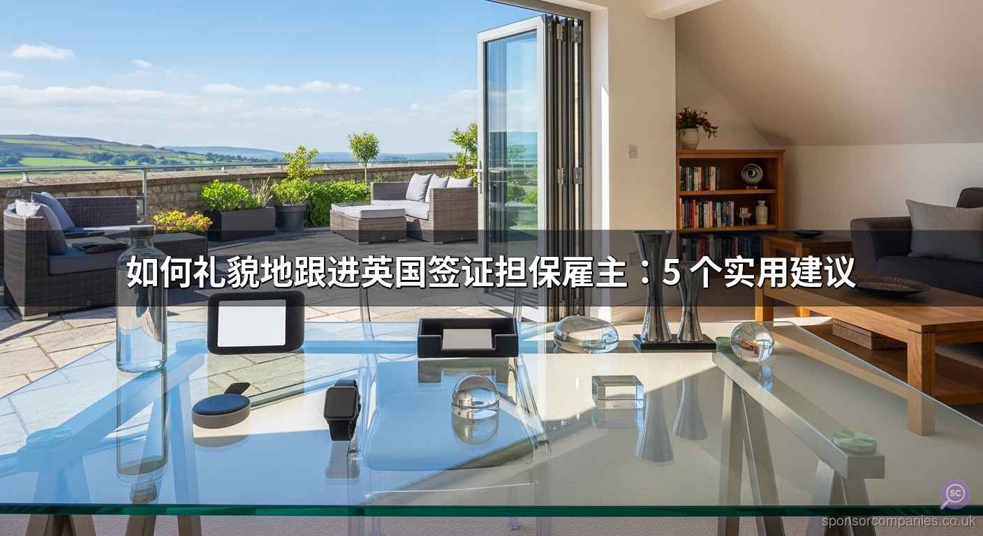 如何礼貌地跟进英国签证担保雇主：5 个实用建议