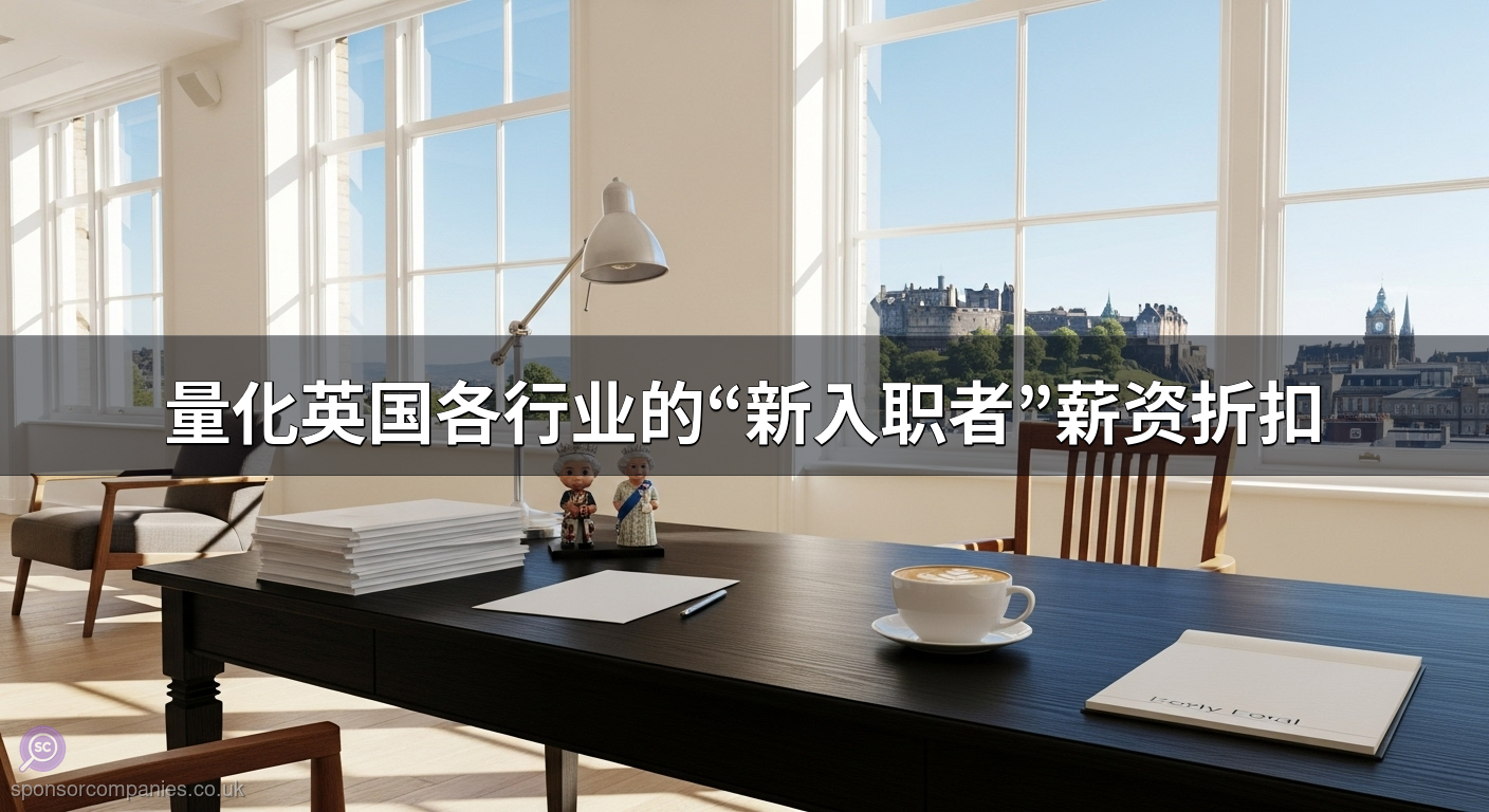 量化英国各行业的“新入职者”薪资折扣