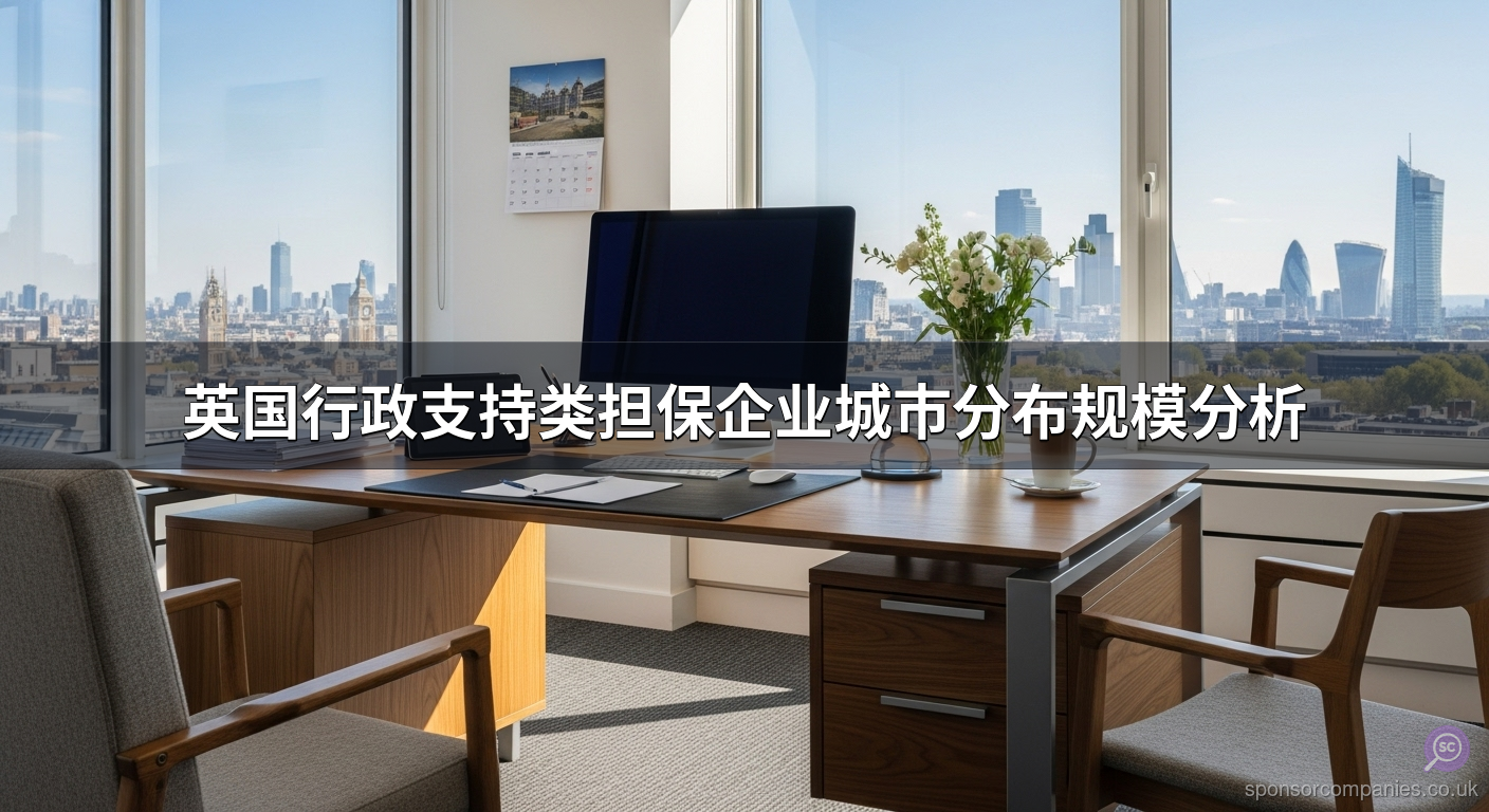 英国行政支持类担保企业城市分布规模分析