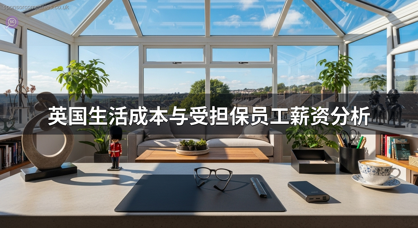 英国生活成本与受担保员工薪资分析