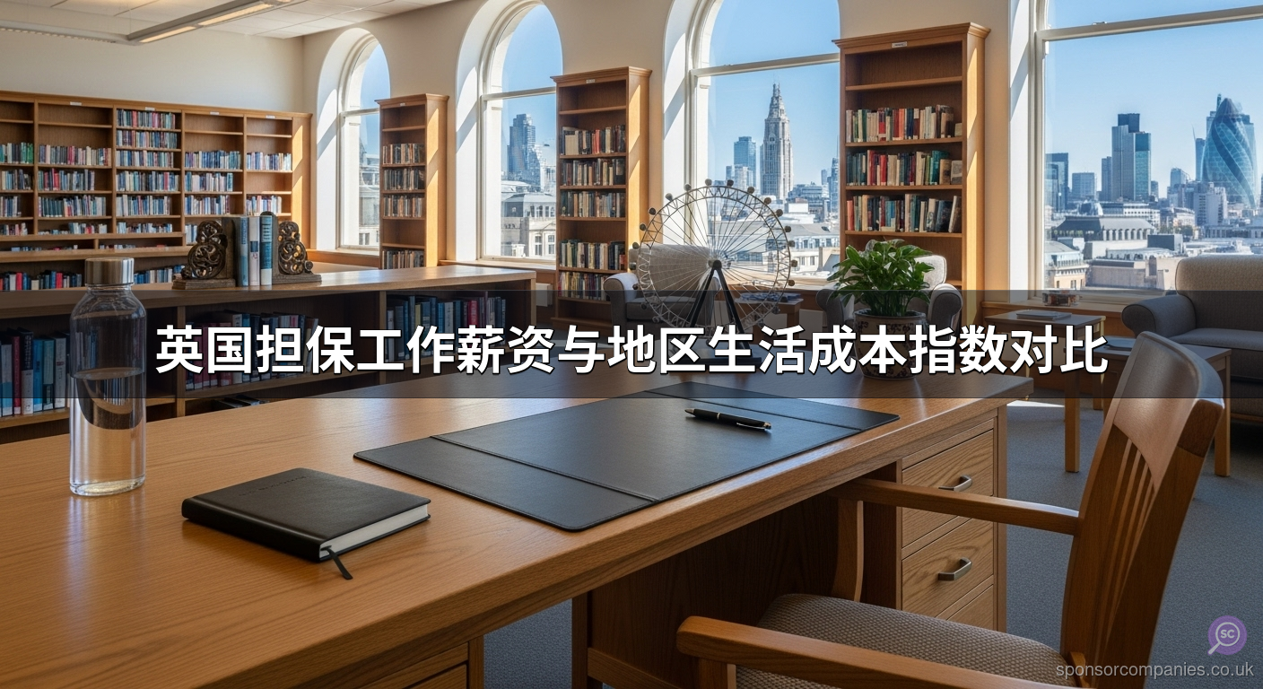 英国担保工作薪资与地区生活成本指数对比